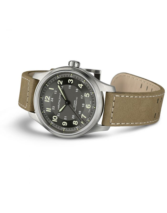 Оригинальные часы Hamilton Hamilton Khaki Field Titanium Auto H70545550 в фирменной упаковке от производителя